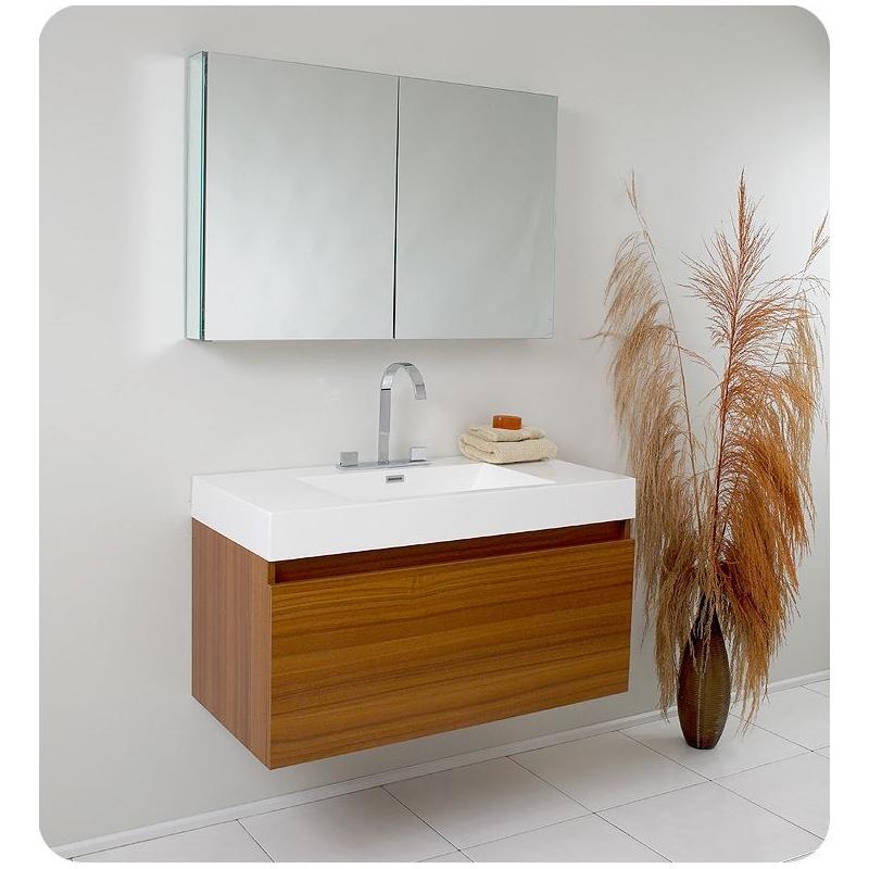 Buy Fresca Mezzo 39 Bathroom Vanity Set With Medicine Cabinet