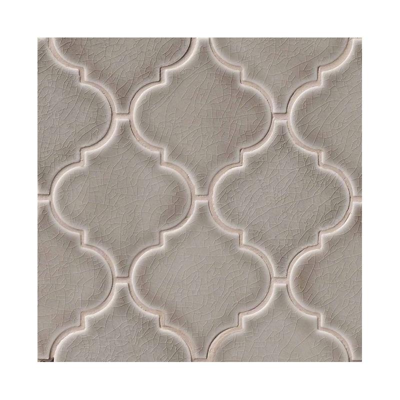 MSI Highland Dove Gray Arabesque Backsplash Tile SMOT-PT-DG-ARABESQ