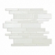 Uptown Glass White Vintage Brick Tile by Soho Studio UPGLSVTGBRKBRTWT