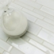 Uptown Glass White Vintage Brick Tile by Soho Studio UPGLSVTGBRKBRTWT