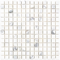 Soho Studio Calacatta 3/4 Squares Mosaic Tile- 3/4SQCALC