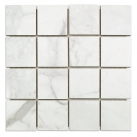 Soho Studio Kashmir Luni Blanco 3x3 Mosaic Tile- TLPAMLUNBLN3X3