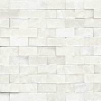 Marble First Snow Elegance 1x2 Split Face Mosaic M190