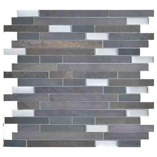 Olympus Slate Tile Matte Parthenon Blend 5/8 Random Linear OS02